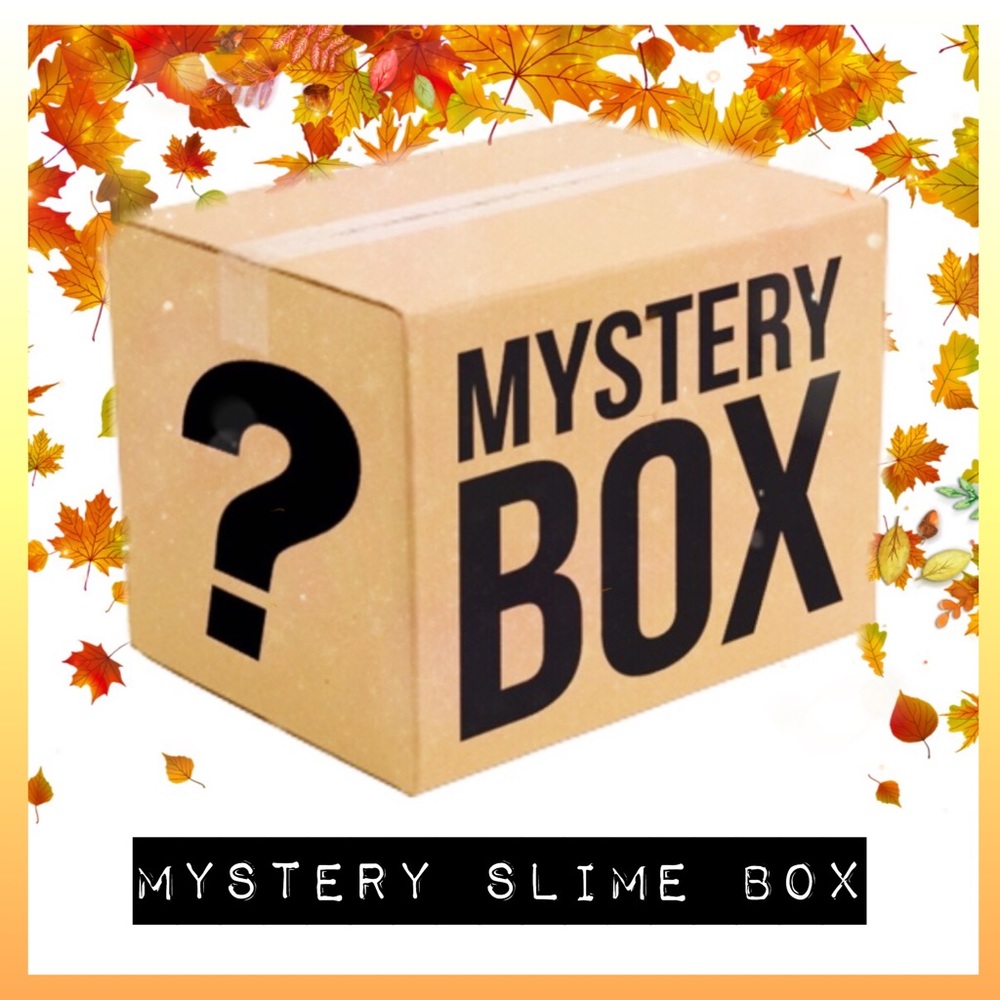 🍁Fall Edition! Mystery Slime Box! HALLOWEEN🍁